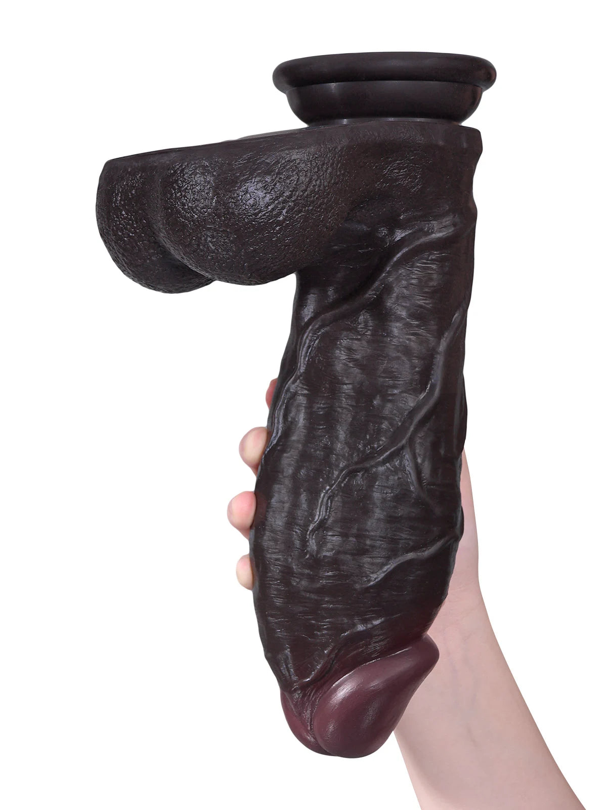 オースティン 28cm 極太ディルド 黒 最大径8.3cm 中間に向かって太くなる形状