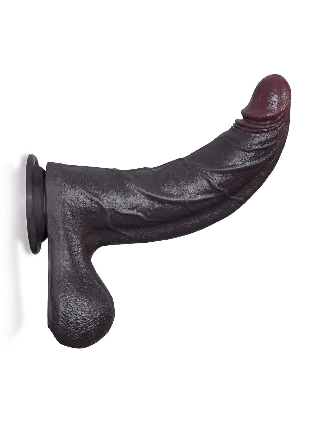 ハンター 23.6cm Gスポットディルド 黒 カーブ形状としなやかなコア