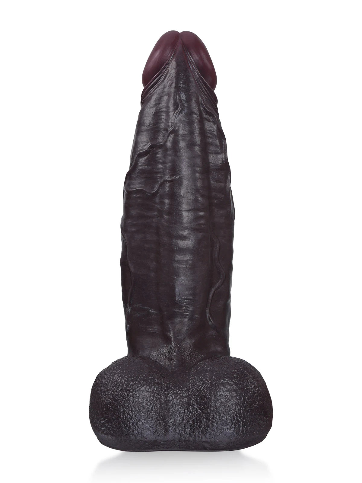 ヒューゴ 29.2cm 巨大ディルド 黒 先細りトップとたっぷりボディ