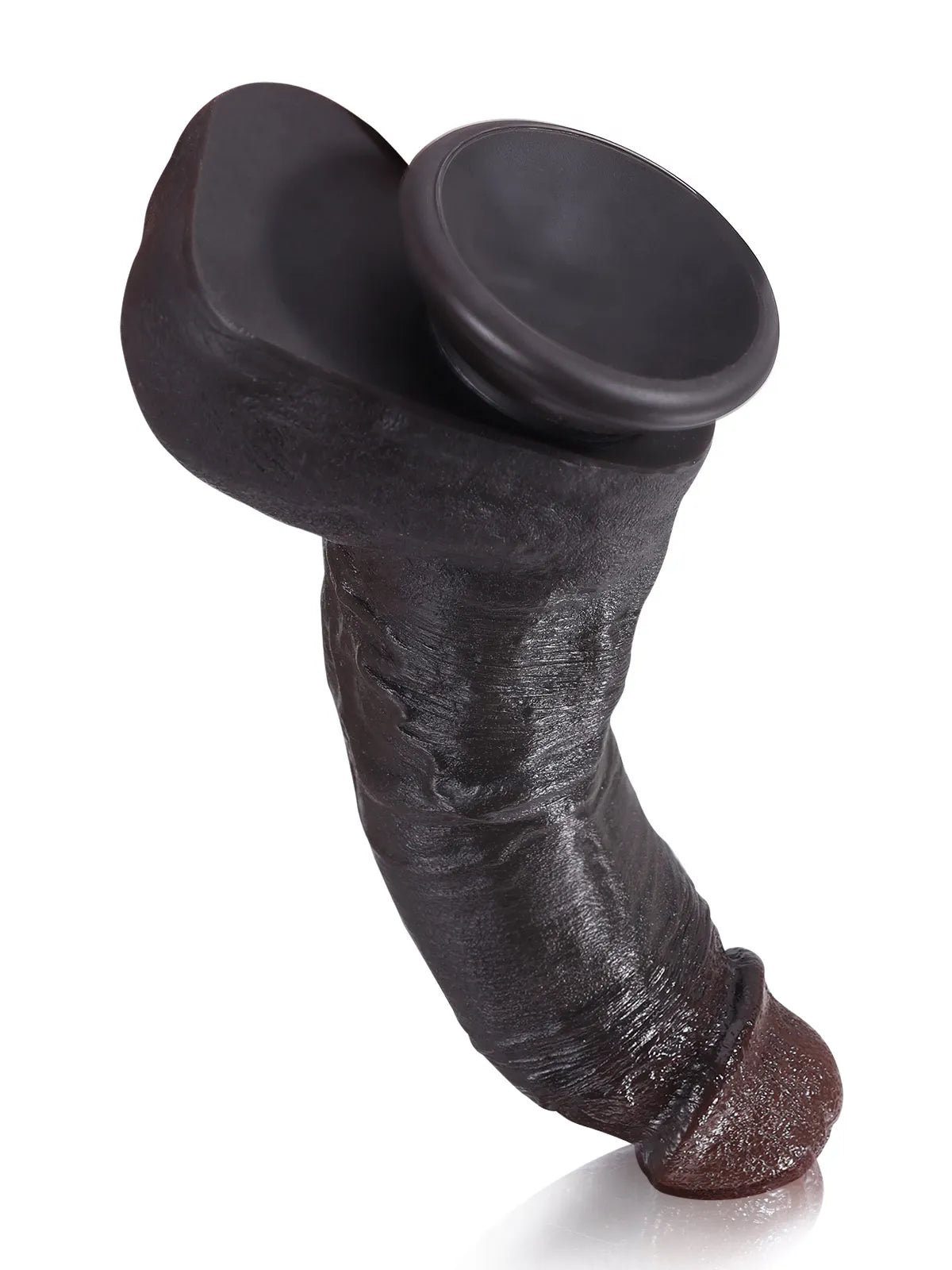 デイヴ (Dave) 19.8cm ディルド 初心者｜黒の質感と二層構造が導くスムーズな導入体験