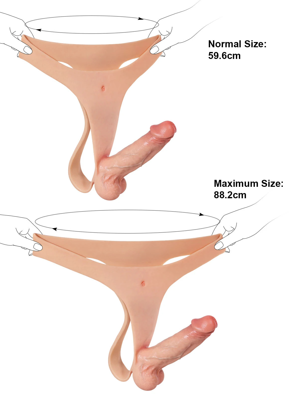 ニック (Nick) ストラップオン｜16cm 軽量スリムベルト・本格的な芯の硬さ