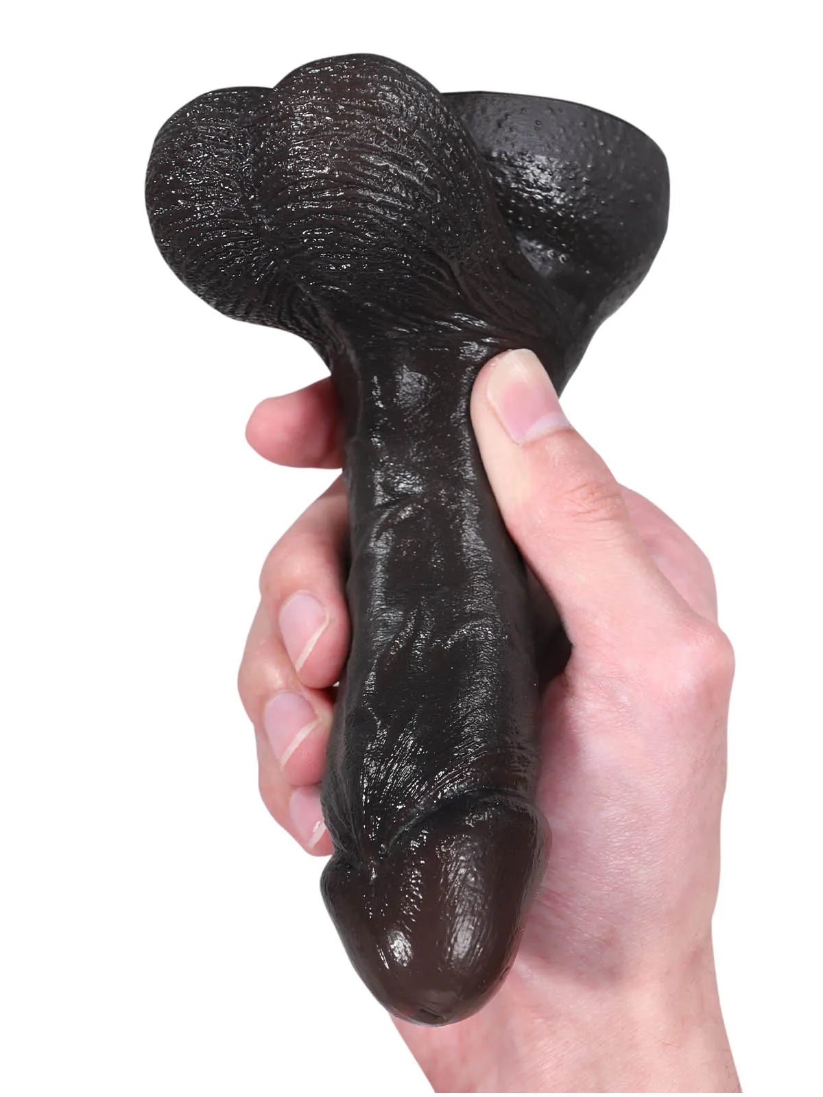 スミス (Smith) 15.8cm 黒人ディルド｜スムーズな導入を叶える錐形設計とリアルな質感