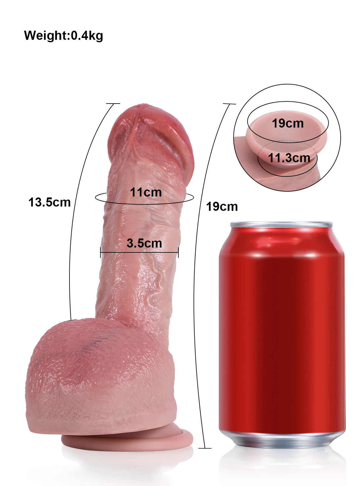 クリス (Kris) 19cm リアルディルド｜初心者向けの小型設計と柔軟シリコン